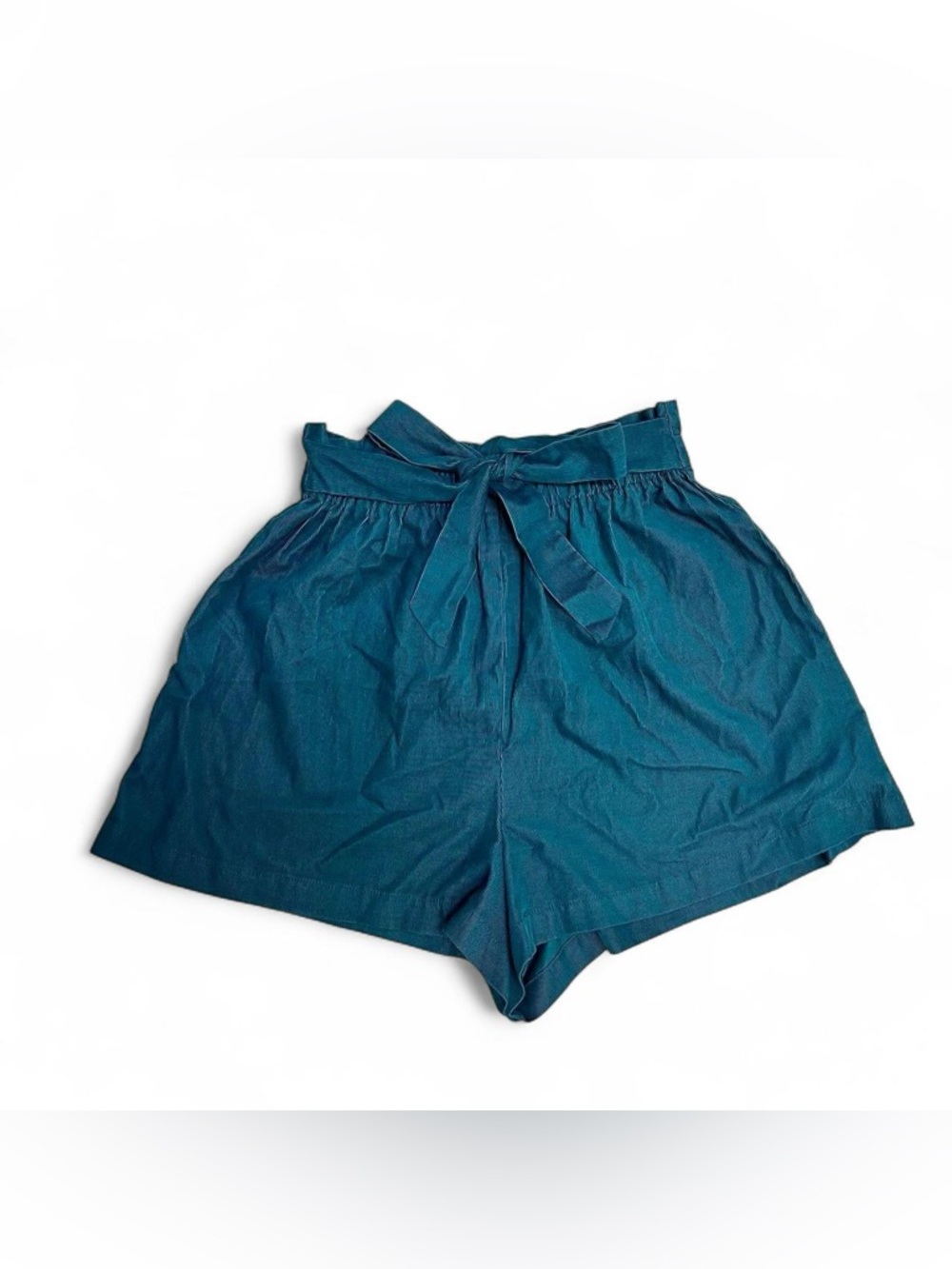 Wild fable High-Waist Tie-Belt Corduroy Shorts - Teal